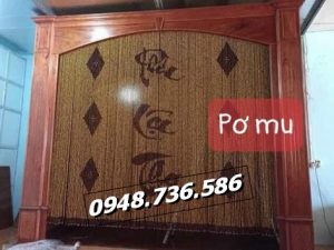 Mành rèm phòng thờ hạt gỗ hạt nhựa tại Đồng Tháp