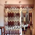 Mành phòng thờ hạt gỗ hương Bến Cát