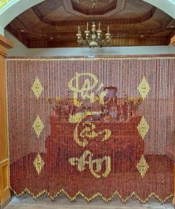Rèm hạt gỗ hương 01