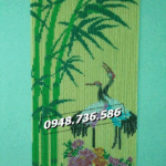 Rèm mành phòng thờ hạt gỗ hạt nhựa