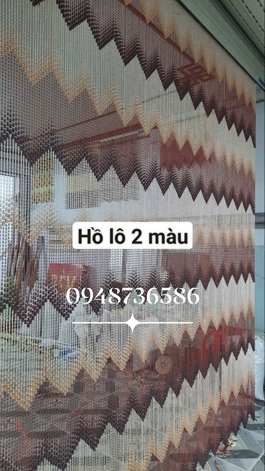 Mành hạt nhựa hạt gỗ phòng khách phòng thờ tại Thủ Đức