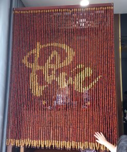 Rèm hạt gỗ hương 07