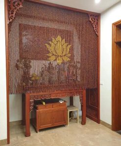 Rèm hạt gỗ hương 06