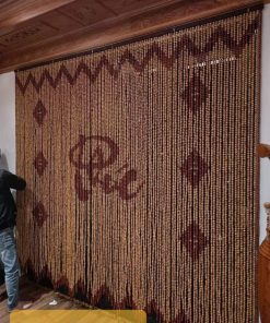 Rèm hạt gỗ pơmu 02