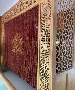 Rèm hạt gỗ hương 03